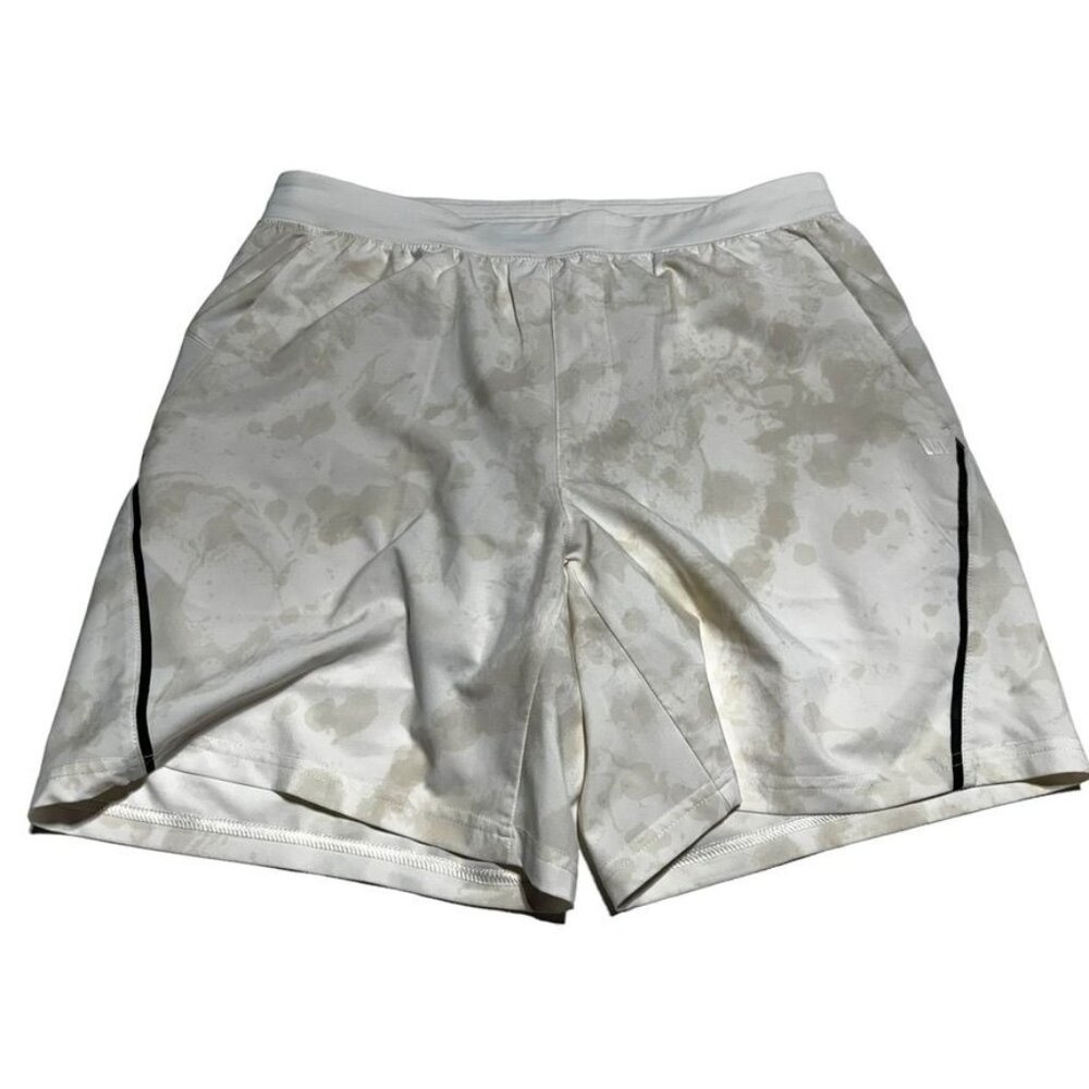 VRST Men's 7" Stealth 2-in-1 Short White/Cream